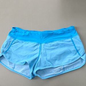 Lululemon Athletica Light Blue Athletic Shorts